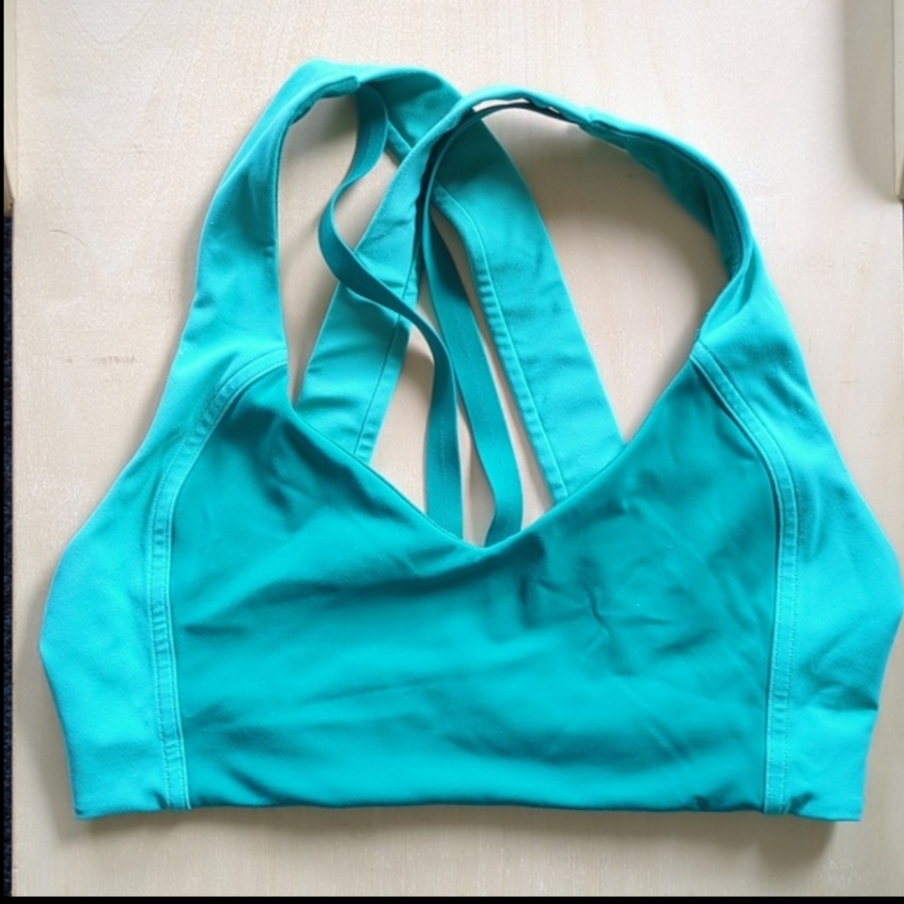 Lululemon Teal Sports Bra - Size 6